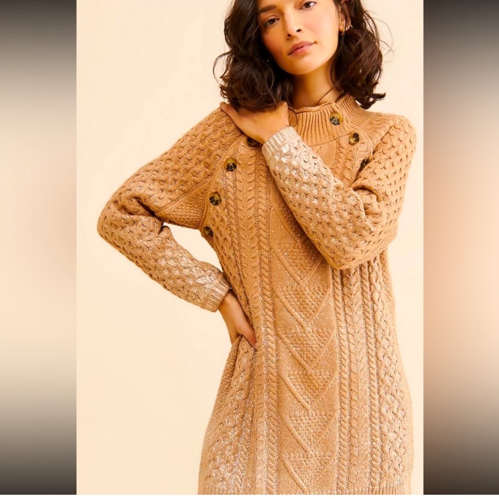 Anthropology Pilcro Fisherman Swester Tunic Size S